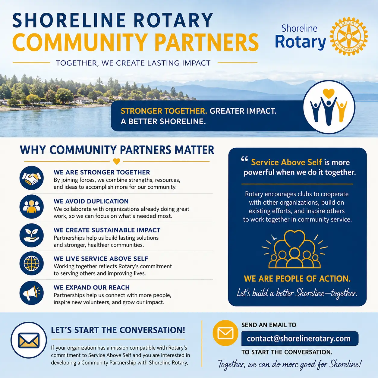 Community Partners: Building a Stronger Shoreline Together